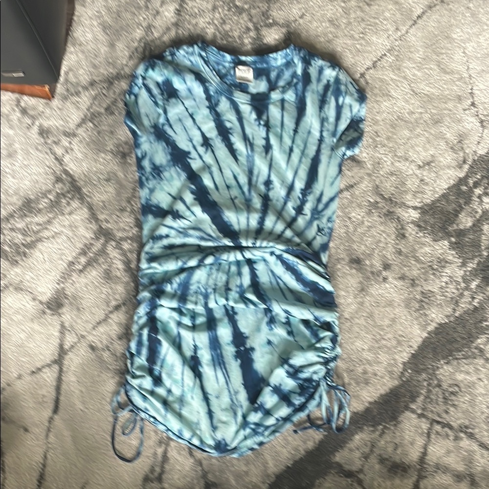 PINK Victoria's Secret Blue Tie-Dye Dress